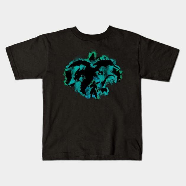 Heart of a Dragon Kids T-Shirt by Beanzomatic